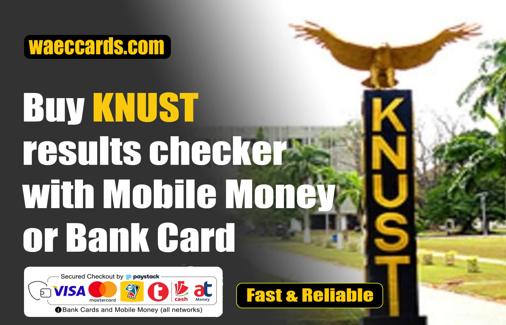 Buy KNUST admission forms